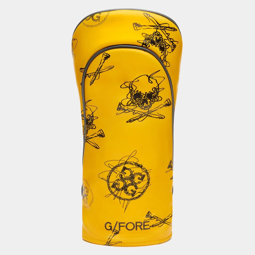 SKETCH QUARTER G VELOUR LINED DRIVER HEADCOVER 4 SKETCH QUARTER G VELOUR LINED DRIVER HEADCOVER - Image 2