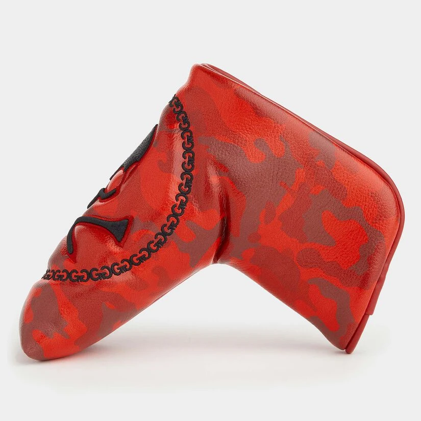 SKULL & T'S CAMO VELOUR LINED BLADE PUTTER COVER 5 SKULL & T'S CAMO VELOUR LINED BLADE PUTTER COVER - Image 3