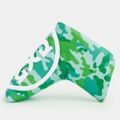 CIRCLE G'S CAMO VELOUR LINED BLADE PUTTER COVER -Golf Clothing Shop G4AS23A75 ALIME 3