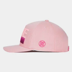 FORE OMBRÉ STRETCH TWILL SNAPBACK HAT -Golf Clothing Shop G4AS23H100 BLUSH 4