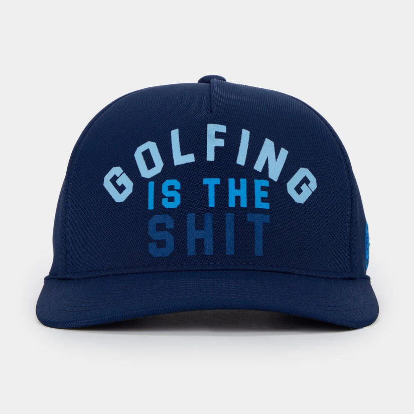 GOLFING IS THE SH*T TWILL SNAPBACK HAT 4 GOLFING IS THE SH*T TWILL SNAPBACK HAT - Image 2