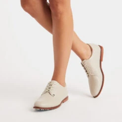 WOMEN'S PERFORATED GALLIVANTER LUXE LEATHER GOLF SHOE -Golf Clothing Shop G4LA23EF12 STN 7