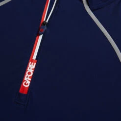 STRETCH WARP KNIT CROPPED QUARTER ZIP HOODED PULLOVER -Golf Clothing Shop G4LA23K98 PAT 5