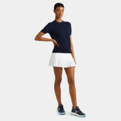 MERINO WOOL EASY CARE SHORT SLEEVE SWEATER 10 MERINO WOOL EASY CARE SHORT SLEEVE SWEATER -Golf Clothing Shop G4LA23S35A TWLT 2