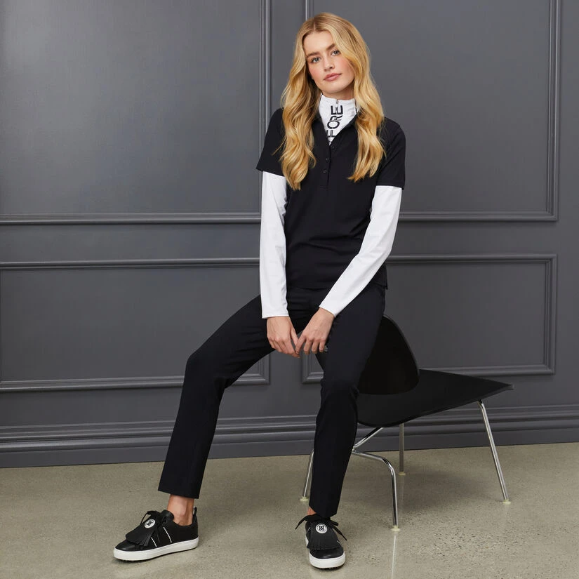 DOUBLE KNIT CIGARETTE LEG HIGH RISE STRETCH TROUSER 4 DOUBLE KNIT CIGARETTE LEG HIGH RISE STRETCH TROUSER - Image 2