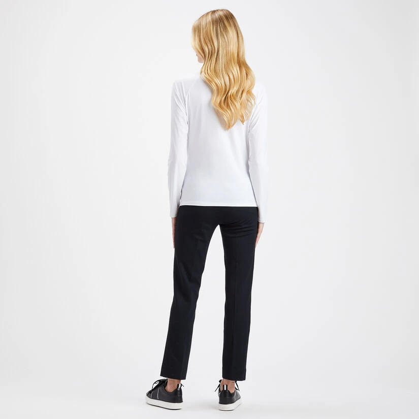 DOUBLE KNIT CIGARETTE LEG HIGH RISE STRETCH TROUSER 7 DOUBLE KNIT CIGARETTE LEG HIGH RISE STRETCH TROUSER - Image 5