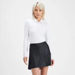 FEATHERWEIGHT ZIP POLO -Golf Clothing Shop G4LS22K79 SNO 2