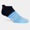 WOMEN'S TWO TONE GRADIENT STRIPE NYLON LOW SOCK 2 WOMEN'S TWO TONE GRADIENT STRIPE NYLON LOW SOCK -Golf Clothing Shop G4LS23A28LOW TWLT