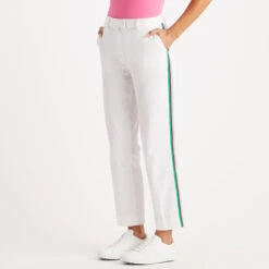 TUX LUXE 4-WAY STRETCH TWILL STRAIGHT LEG TROUSER -Golf Clothing Shop G4LS23B123 SNO 2