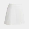 LUXE SIDE PLEAT 4-WAY STRETCH TWILL SKORT