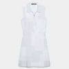 BANDANA 4-WAY STRETCH WOVEN SLEEVELESS DRESS 2 BANDANA 4-WAY STRETCH WOVEN SLEEVELESS DRESS -Golf Clothing Shop G4LS23D10A SNO