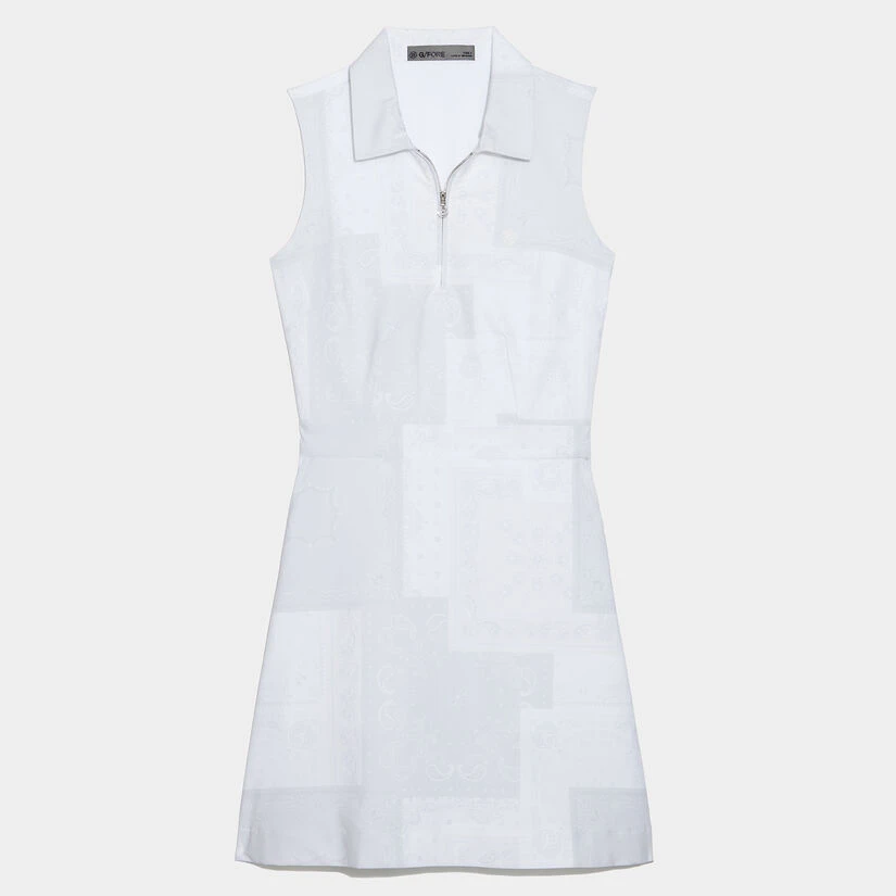 BANDANA 4-WAY STRETCH WOVEN SLEEVELESS DRESS 3 BANDANA 4-WAY STRETCH WOVEN SLEEVELESS DRESS