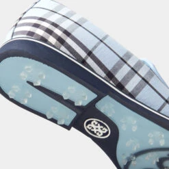 WOMEN'S PLAID TASSEL BROGUE CRUISER GALLIVANTER GOLF SHOE -Golf Clothing Shop G4LS23EF17 SKY 6
