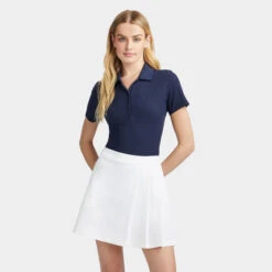 TECH RIB PERFORMANCE NYLON POLO -Golf Clothing Shop G4LS23K135 TWLT 2