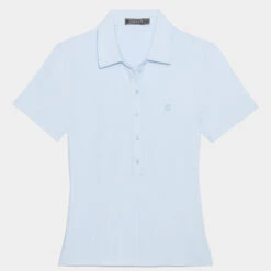 MIXED STRIPE TECH JERSEY POLO