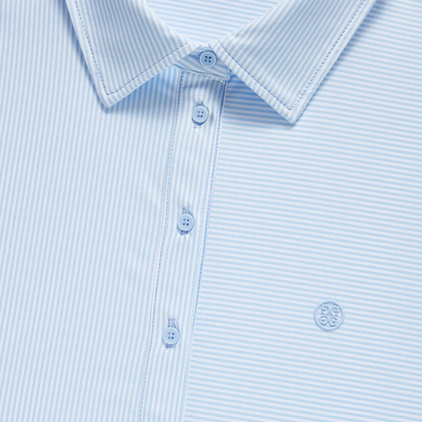 MIXED STRIPE TECH JERSEY POLO 8 MIXED STRIPE TECH JERSEY POLO - Image 6