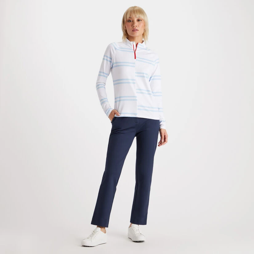 OFFSET STRIPE TECH JERSEY QUARTER ZIP PULLOVER 6 OFFSET STRIPE TECH JERSEY QUARTER ZIP PULLOVER - Image 4