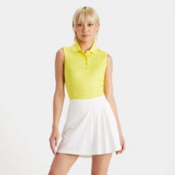 MINI G'S TECH JERSEY SLEEVELESS POLO 11 MINI G'S TECH JERSEY SLEEVELESS POLO -Golf Clothing Shop G4LS23K562A CYBER 3