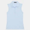 RGB TECH JERSEY SLEEVELESS POLO -Golf Clothing Shop G4LS23K562 SKY