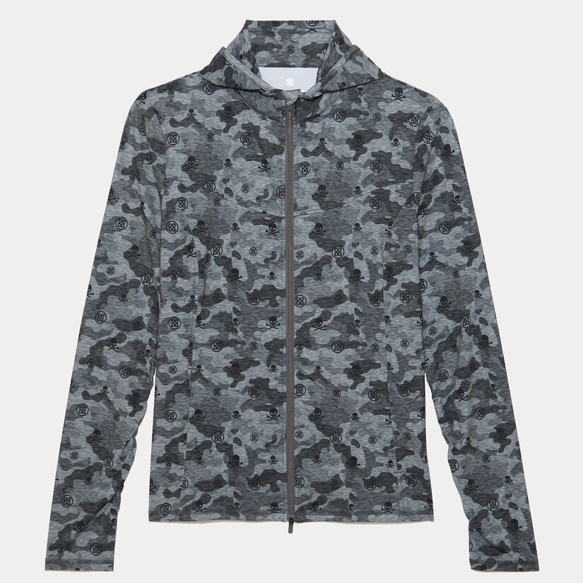 ICON CAMO HOODED TECH INTERLOCK FULL ZIP MID LAYER 3 ICON CAMO HOODED TECH INTERLOCK FULL ZIP MID LAYER