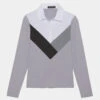 MULTI V TECH JERSEY LONG SLEEVE POLO 1 MULTI V TECH JERSEY LONG SLEEVE POLO -Golf Clothing Shop G4LS23K620 LHGR