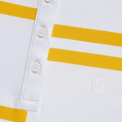 OFFSET STRIPE TECH PIQUÉ SLEEVELESS POLO -Golf Clothing Shop G4LS23K680 SNO 5