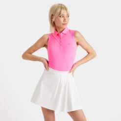 SLEEVELESS TECH PIQUÉ POLO -Golf Clothing Shop G4LS23K801 KOP 2