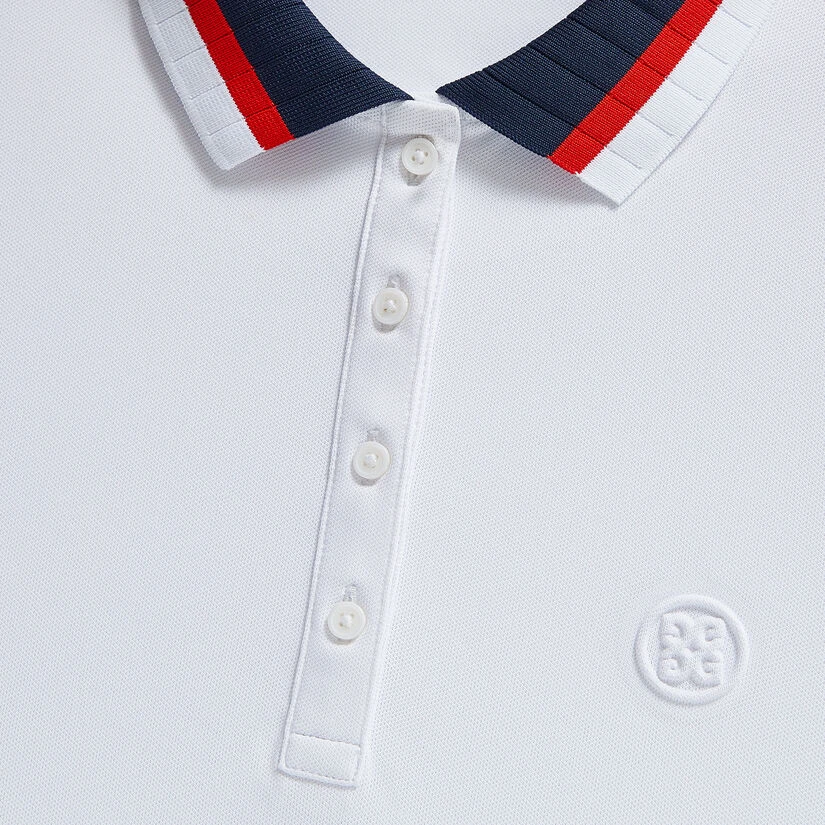 PLEATED COLLAR TECH PIQUÉ POLO 8 PLEATED COLLAR TECH PIQUÉ POLO - Image 6