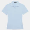 EMBOSSED LOGO TECH PIQUÉ POLO -Golf Clothing Shop G4LS23K803 SKY