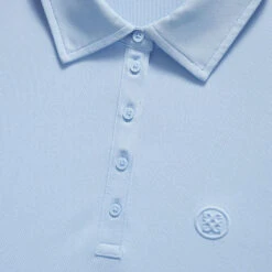 EMBOSSED LOGO TECH PIQUÉ POLO 13 EMBOSSED LOGO TECH PIQUÉ POLO -Golf Clothing Shop G4LS23K803 SKY 5