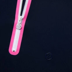 MOCK NECK SILKY TECH NYLON QUARTER ZIP POLO -Golf Clothing Shop G4LS23K865 TWLT 5