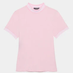 FEATHERWEIGHT MOCK NECK SILKY TECH NYLON TOP