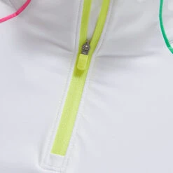 SUN SHIELD SILKY TECH NYLON QUARTER ZIP FIRST LAYER -Golf Clothing Shop G4LS23K868A SNO 5