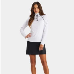 SUN SHIELD SILKY TECH NYLON BASE LAYER 10 SUN SHIELD SILKY TECH NYLON BASE LAYER -Golf Clothing Shop G4LS23K869 SNO 2