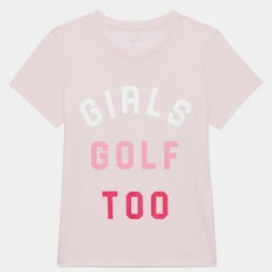 GIRLS GOLF TOO COTTON SLIM FIT TEE