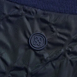RIB COLLAR EMBOSSED BOMBER JACKET -Golf Clothing Shop G4LS23O59 TWLT 5