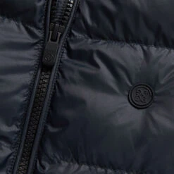 HYBRID QUILTED NYLON KNIT JACKET -Golf Clothing Shop G4LS23O61 ONYX 5