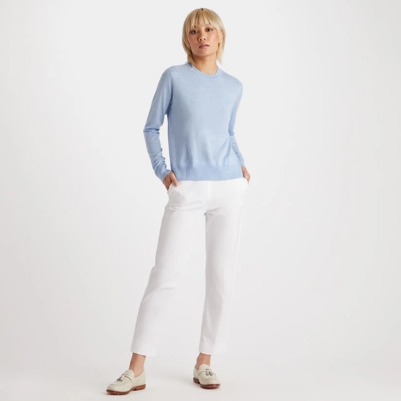 TALK BIRDIE TO ME MERINO WOOL CREWNECK SWEATER 6 TALK BIRDIE TO ME MERINO WOOL CREWNECK SWEATER - Image 4