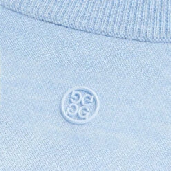 TALK BIRDIE TO ME MERINO WOOL CREWNECK SWEATER 15 TALK BIRDIE TO ME MERINO WOOL CREWNECK SWEATER -Golf Clothing Shop G4LS23S600A SKY 6