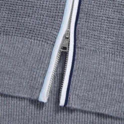 HOODED WAFFLE STITCH MERINO WOOL QUARTER ZIP SWEATER 15 HOODED WAFFLE STITCH MERINO WOOL QUARTER ZIP SWEATER -Golf Clothing Shop G4LS23S603 HGR 6