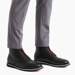 MEN'S LONGWING GALLIVANTER GOLF BOOT -Golf Clothing Shop G4MA23EF05 ONYX 7