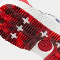 MEN'S STRIPED QUARTER G MG4X2 GOLF CROSS TRAINER -Golf Clothing Shop G4MA23EF44 POPPY 5