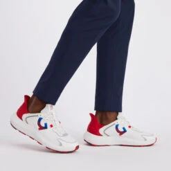 MEN'S STRIPED QUARTER G MG4X2 GOLF CROSS TRAINER -Golf Clothing Shop G4MA23EF44 POPPY 6