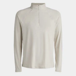 MÉLANGE LUXE QUARTER ZIP SLIM FIT MID LAYER