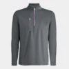 DAYTONA MÉLANGE TECH INTERLOCK SLIM FIT PULLOVER -Golf Clothing Shop G4MA23K125A CHGR