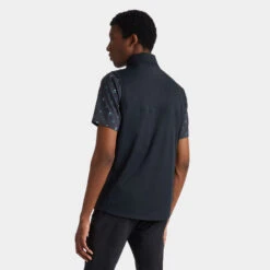 WEATHER RESISTANT SLIM FIT REPELLER VEST -Golf Clothing Shop G4MA23O06 ONYX 4