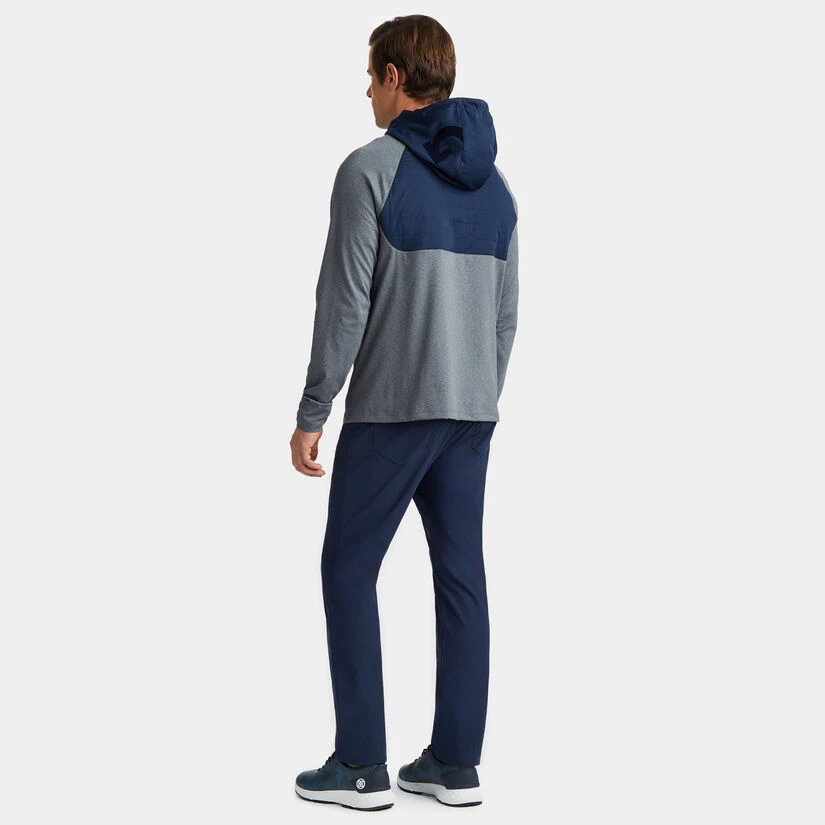 HOODED TECH INTERLOCK QUARTER ZIP SLIM FIT PULLOVER 6 HOODED TECH INTERLOCK QUARTER ZIP SLIM FIT PULLOVER - Image 4