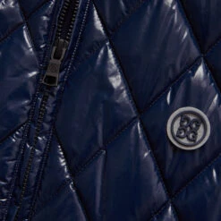 QUILTED POLISHED NYLON WOOL LINED SLIM FIT PUFFER VEST -Golf Clothing Shop G4MA23O50 TWLT 5