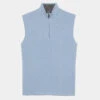 MERINO WOOL TECH LINED SLIM FIT DUNES VEST -Golf Clothing Shop G4MA23S100 SKY