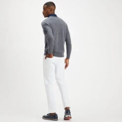 CREWNECK SWEATER -Golf Clothing Shop G4MF20S11 HGR 4